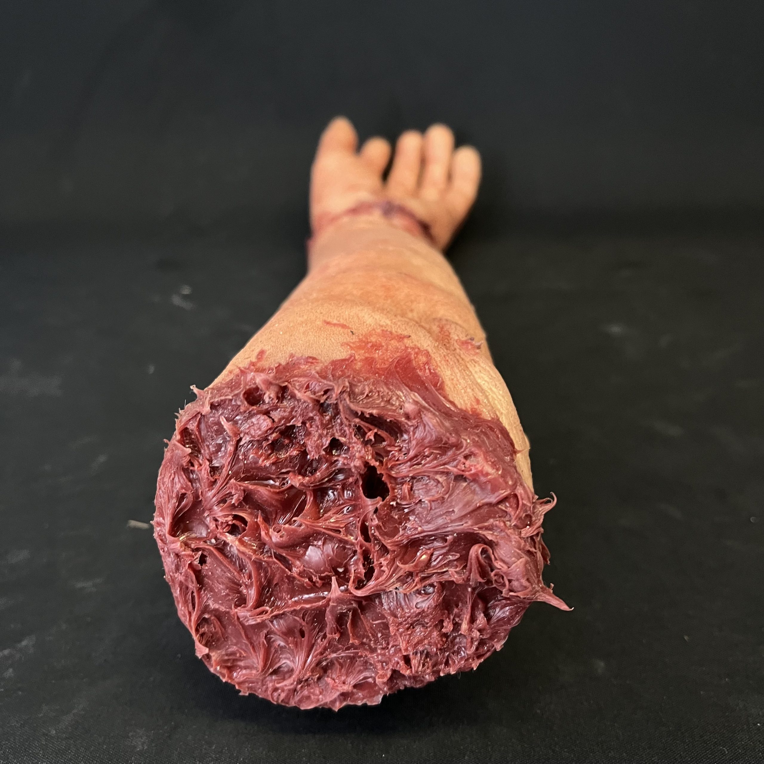 Silicone Severed Forearm With Wrist Wound - Male