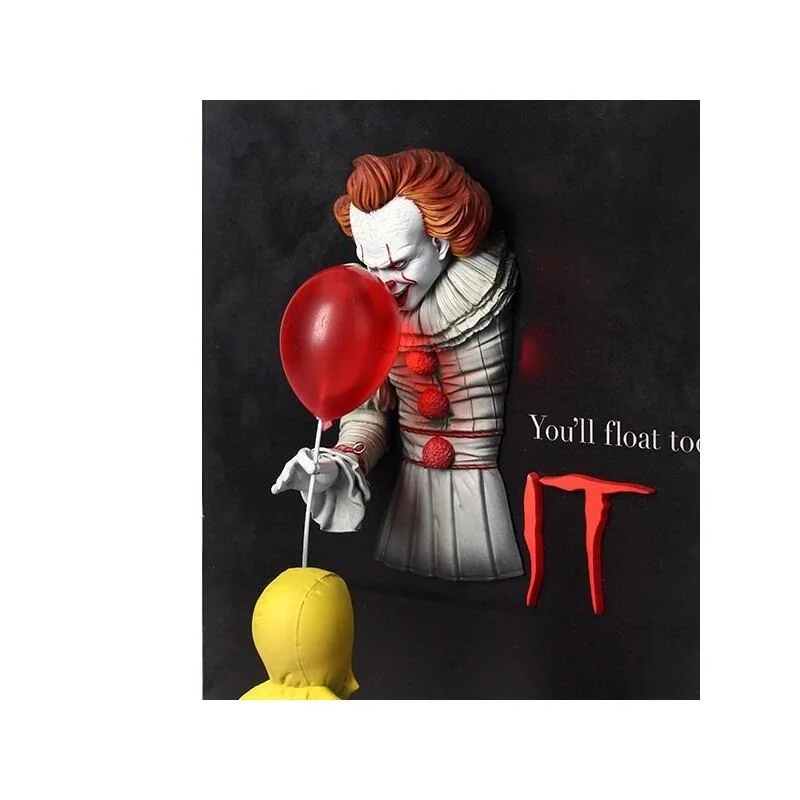 SD Toys - IT 2017 Pennywise and Georgie 3D Poster Figure - PRE ORDER