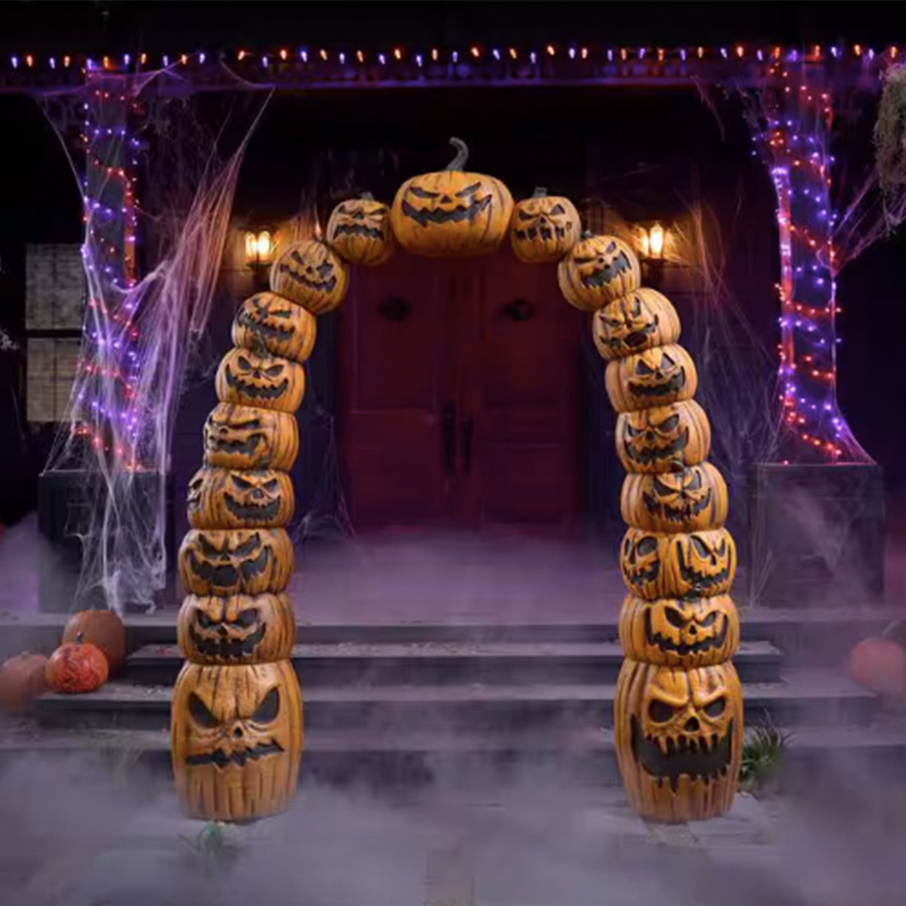 7.5ft Jack-o-Lantern Pumpkin Archway