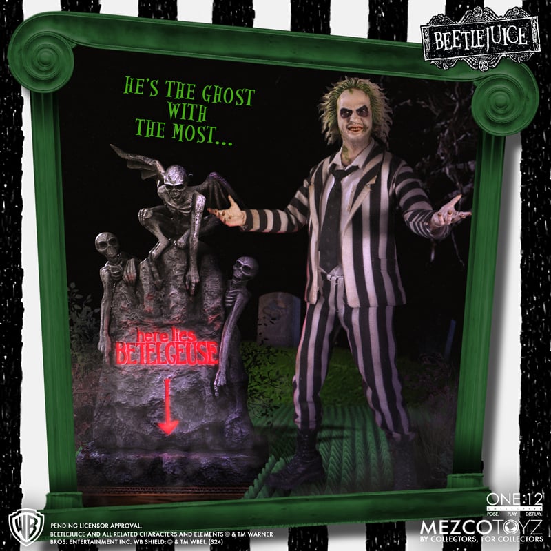 MEZCO Beetlejuice (1988) One:12 Collective Deluxe