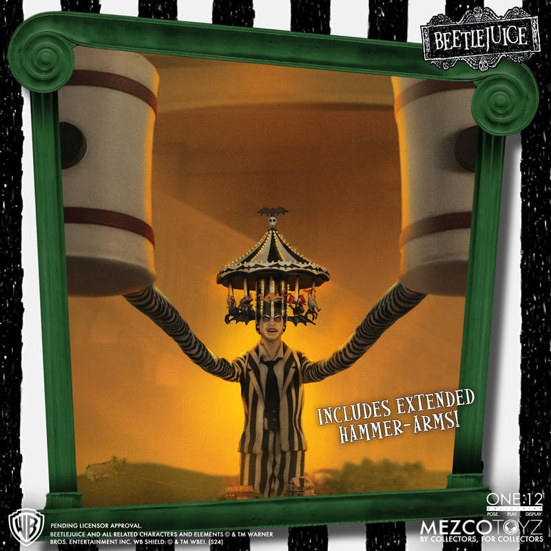 MEZCO Beetlejuice (1988) One:12 Collective Deluxe