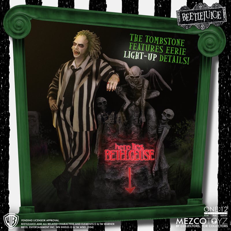 MEZCO Beetlejuice (1988) One:12 Collective Deluxe