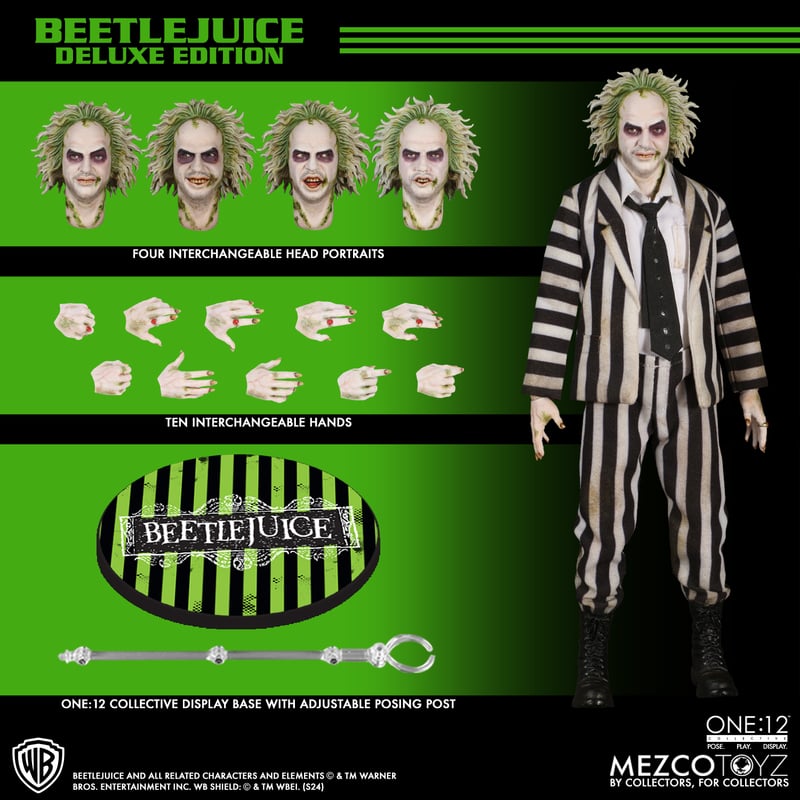 MEZCO Beetlejuice (1988) One:12 Collective Deluxe