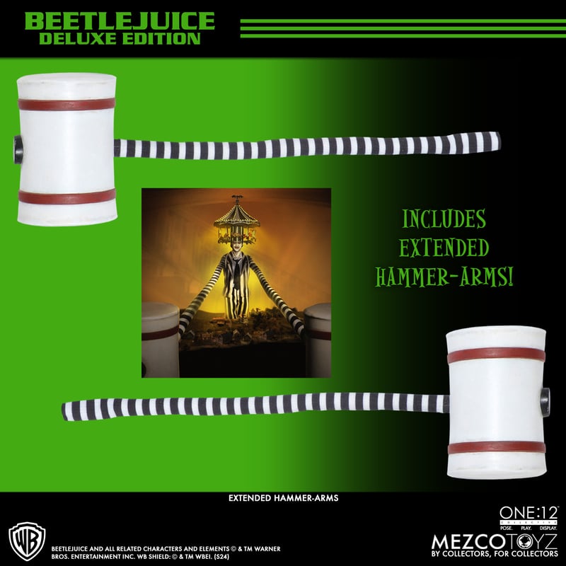 MEZCO Beetlejuice (1988) One:12 Collective Deluxe