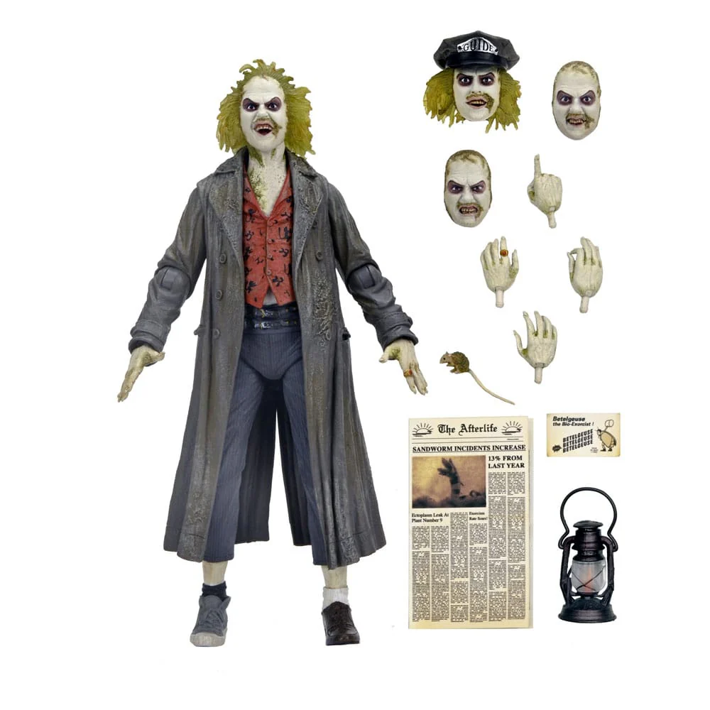 NECA Beetlejuice ( 1988 ) Ultimate Beetlejuice The Bio-Exorcist Action Figure