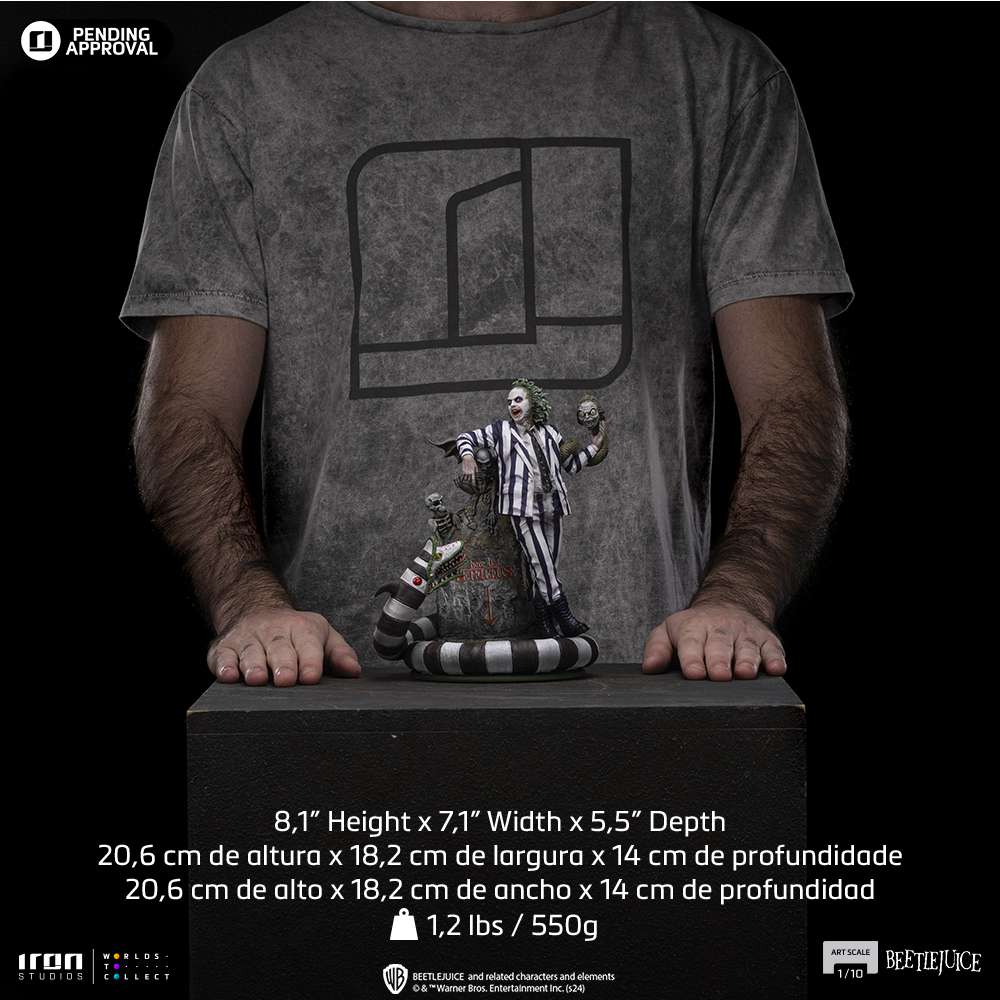 IRON STUDIOS Beetlejuice 1/10 Statue