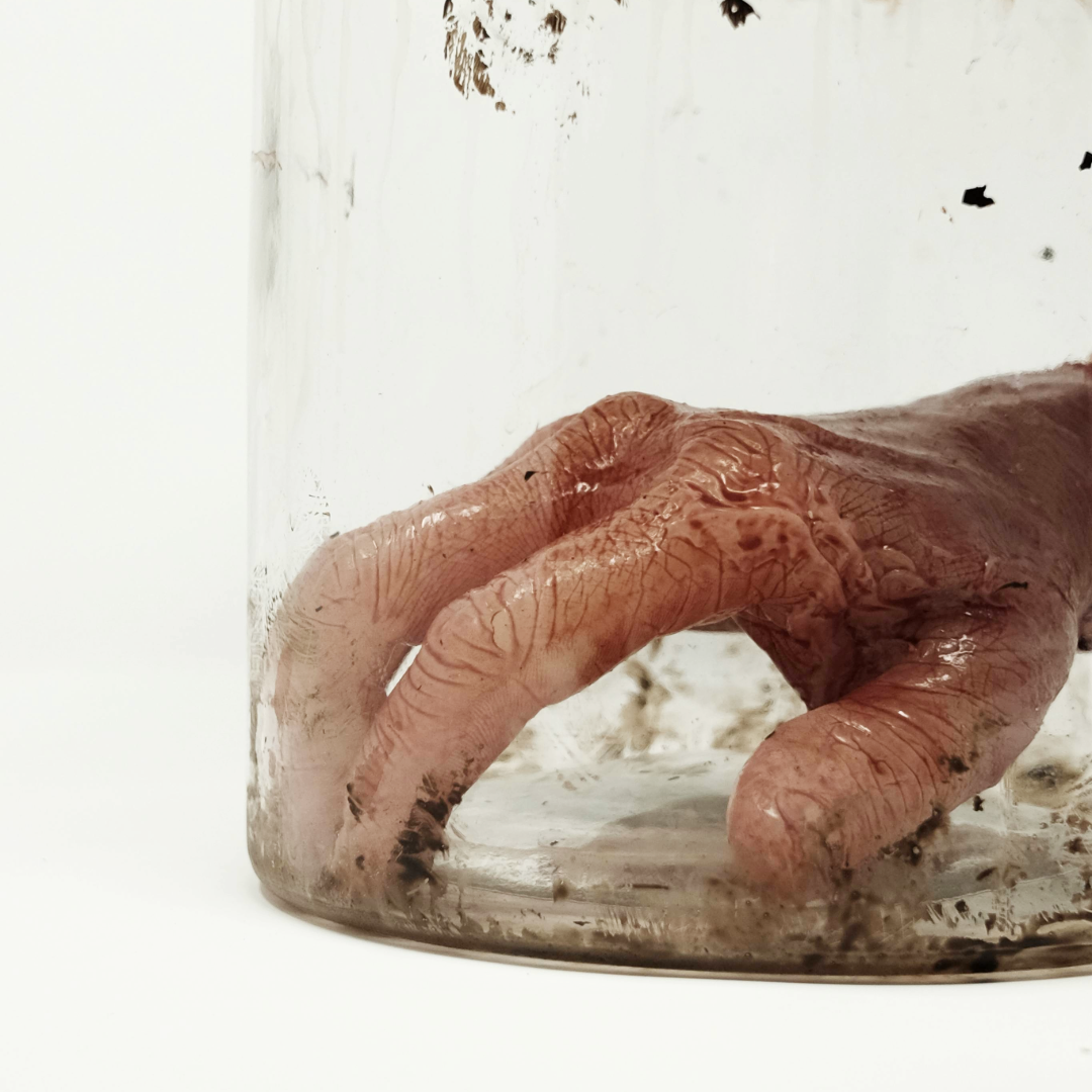 Specimen Jar with Hand