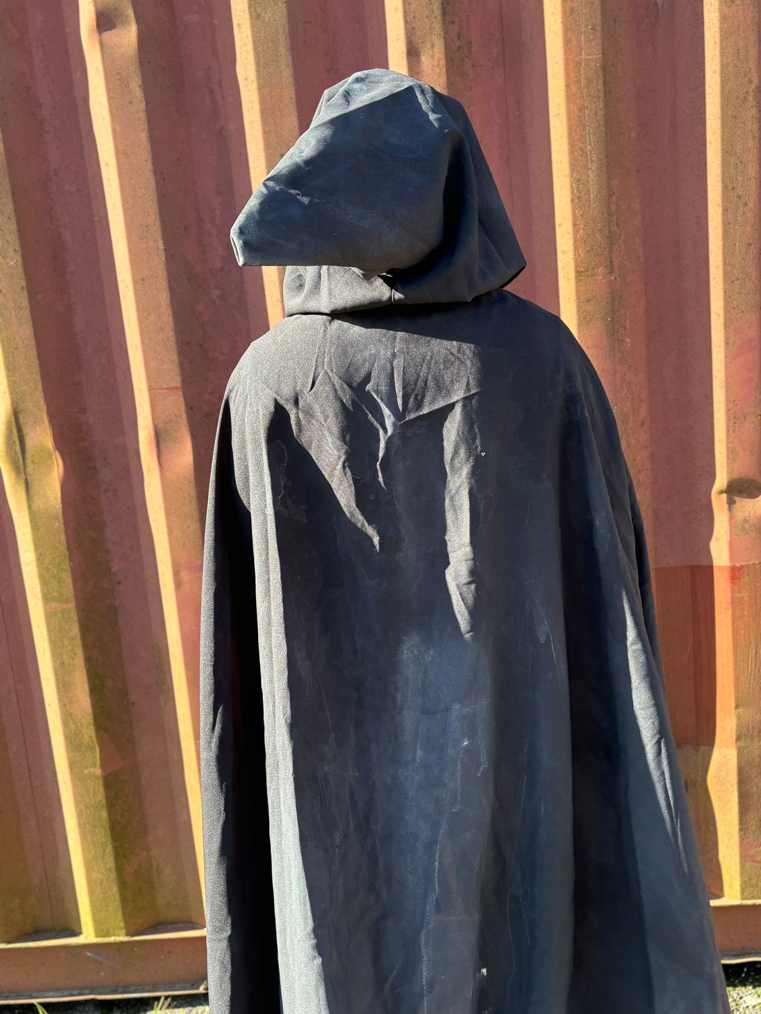 Black Hooded Cloak