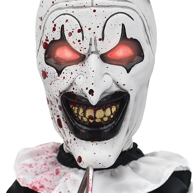 Terrifier Light-Up Sitting Art the Clown Animated Doll