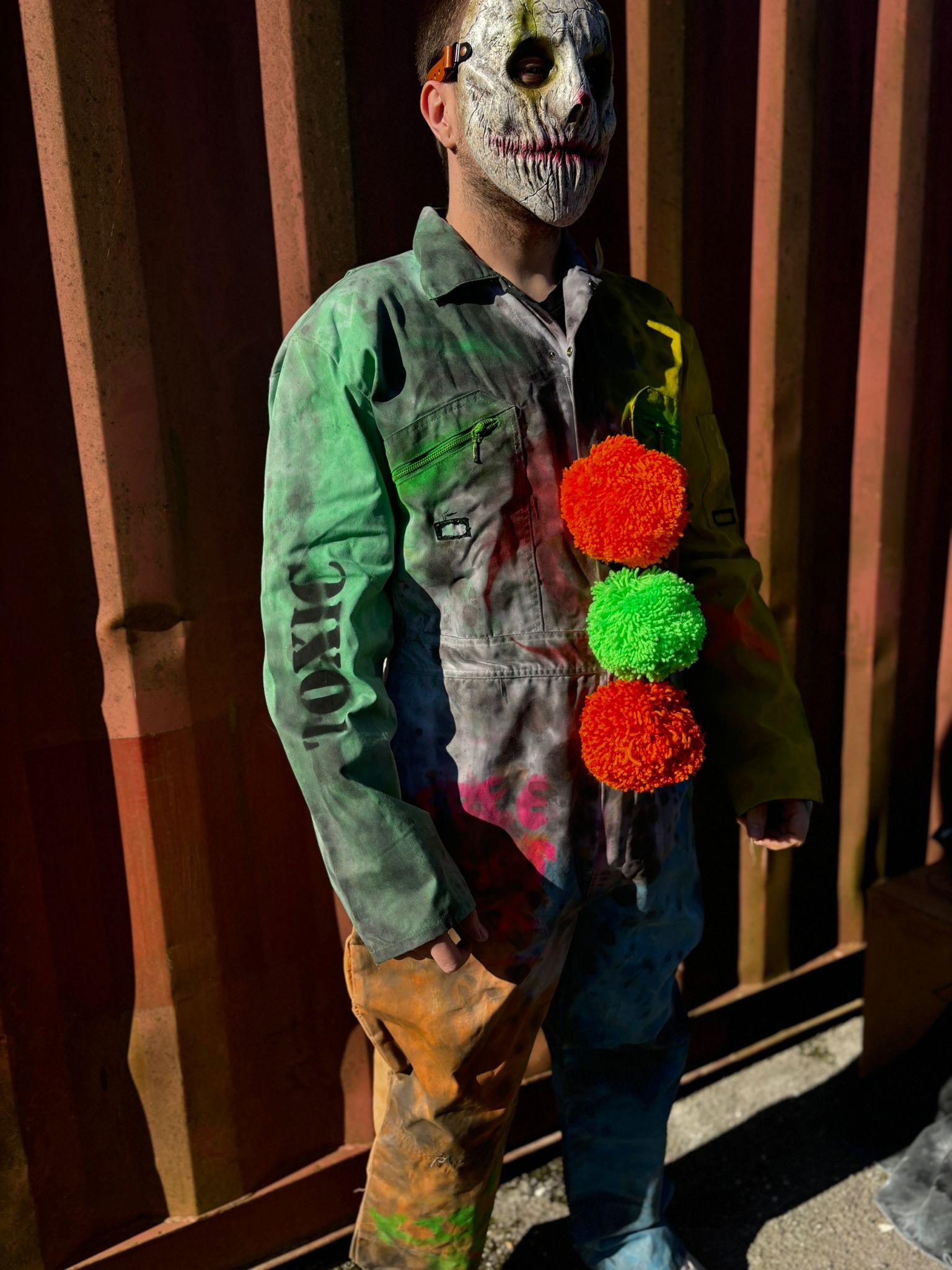 Skittles Clown Costume