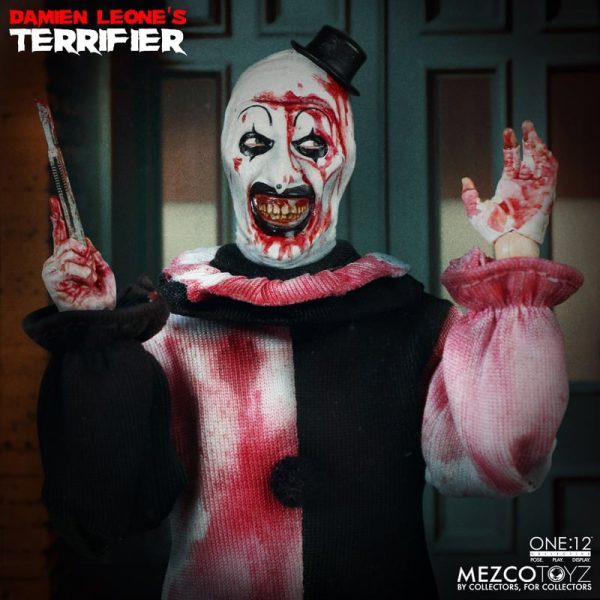 Mezco one 12 action figure terrifier art the clown