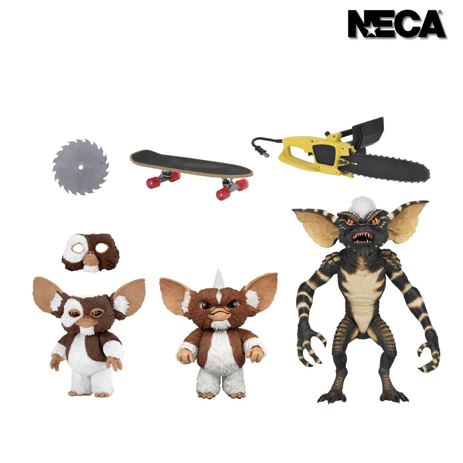 NECA Gremlins 30th Anniversary Evolution Of The Gremlin 7 Inch Scale Action Figures 3 Pack