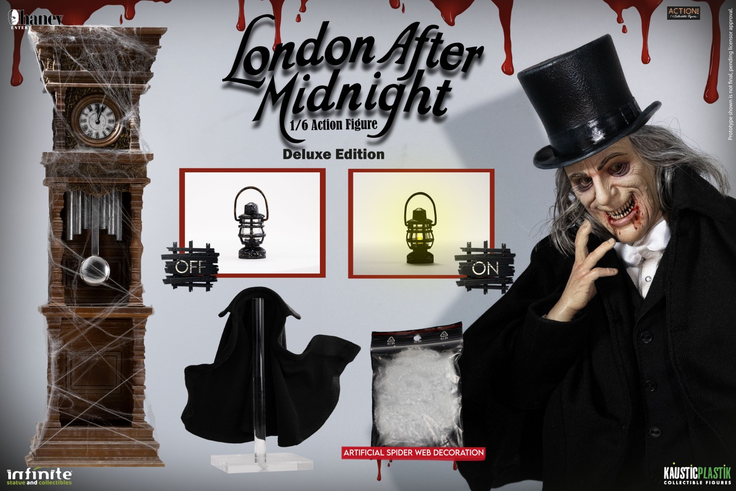 London After Midnight Lon Chaney Deluxe 1/6 Scale Action Figure