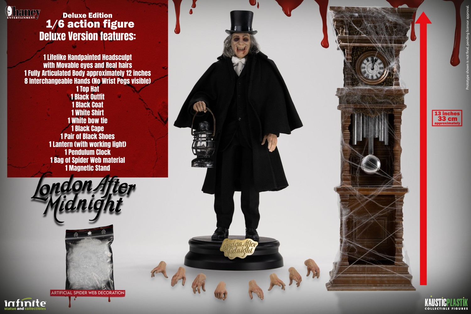 London After Midnight Lon Chaney Deluxe 1/6 Scale Action Figure