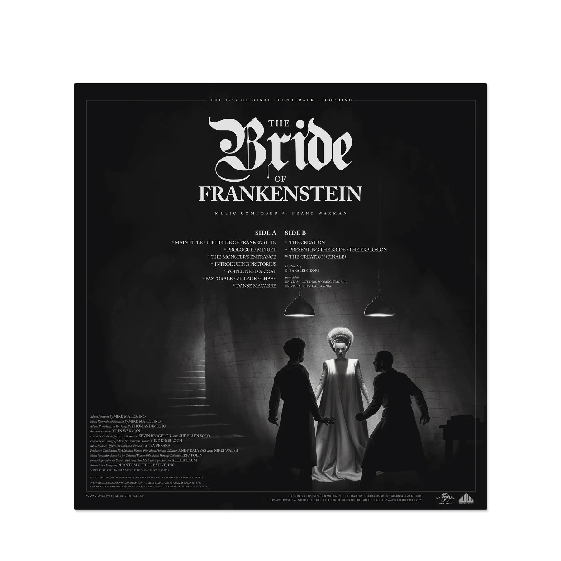 Waxwork Records Bride of Frankenstein Vinyl