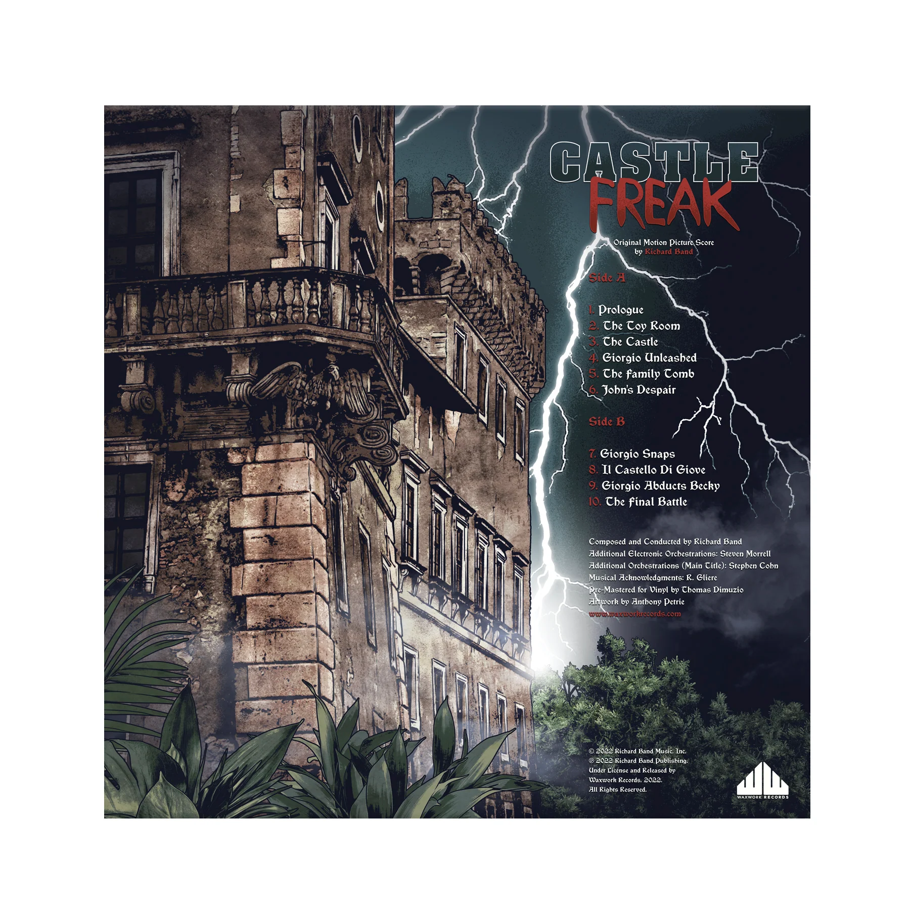 Waxwork Records - Castle Freak - PRE ORDER