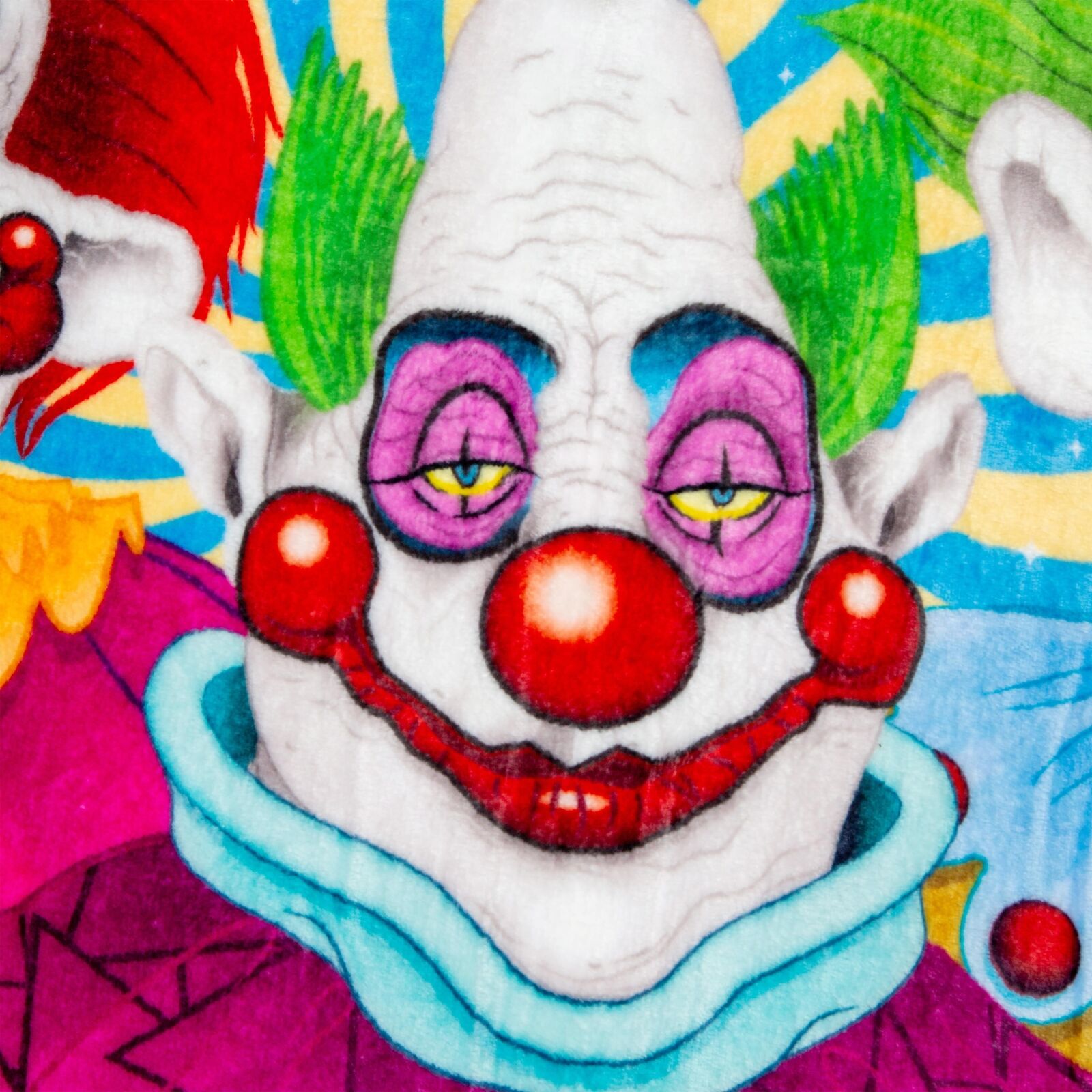 Killer Klowns From Outer Space Characters Fleece Throw Blanket