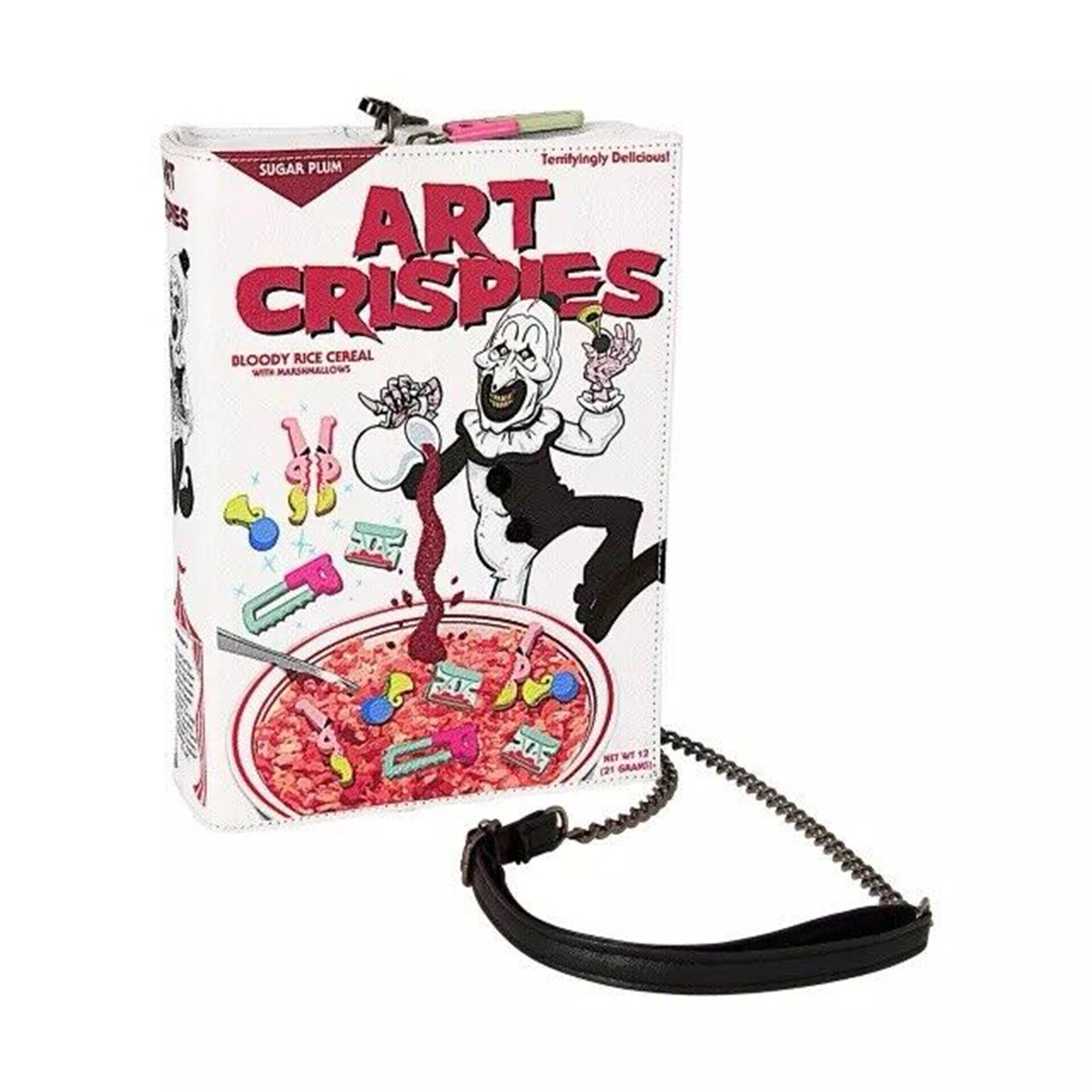 Terrifier Art the Clown Crispies Crossbody Bag