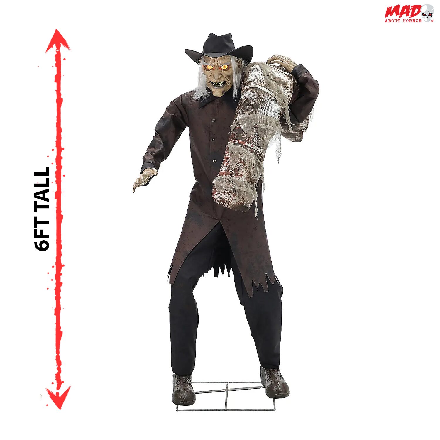 Accessoire d'Halloween animé pour pilleurs de tombes (6ft)
