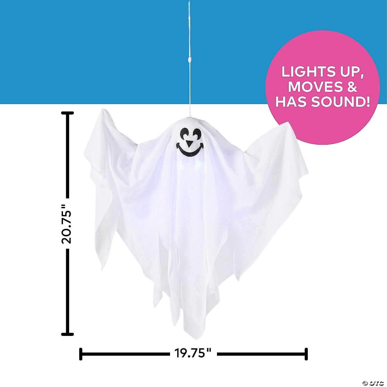 Smiling Light Up Ghost