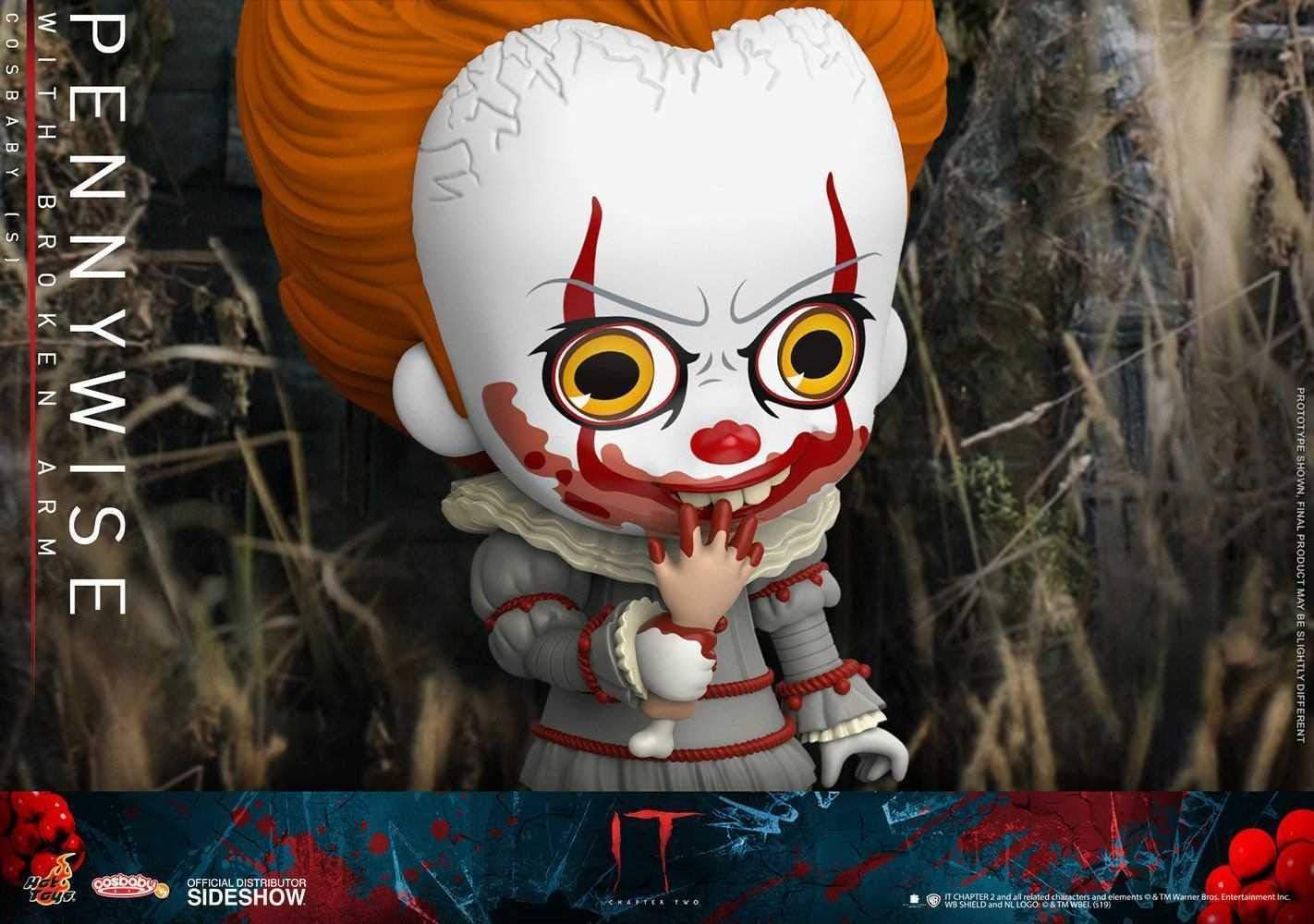 Hot Toys IT Chapter Two Cosbaby Pennywise with Broken Arm