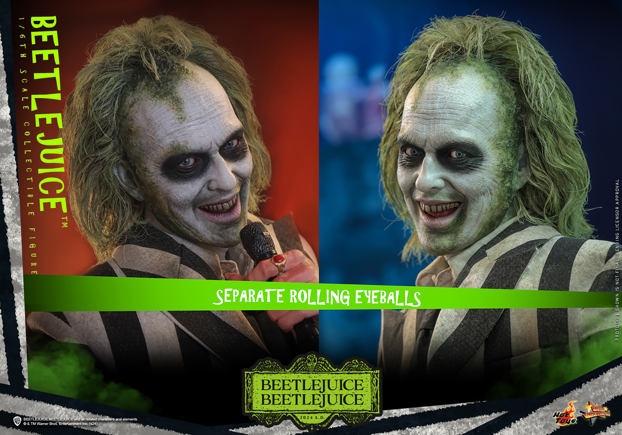 Hot Toys - Beetlejuice - Beetlejuice 1/6 Scale Action Figure