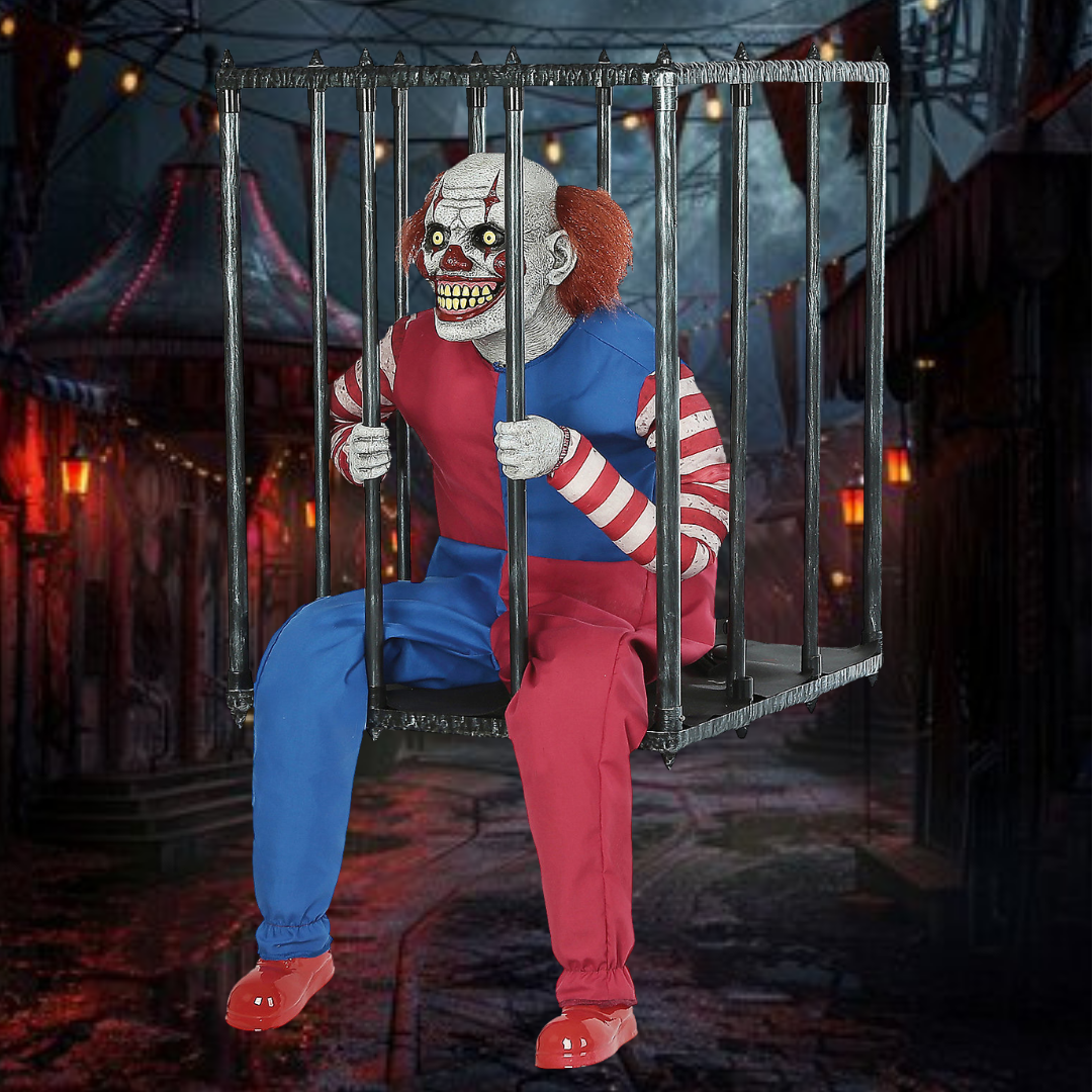 Animated Caged Clown Walkaround