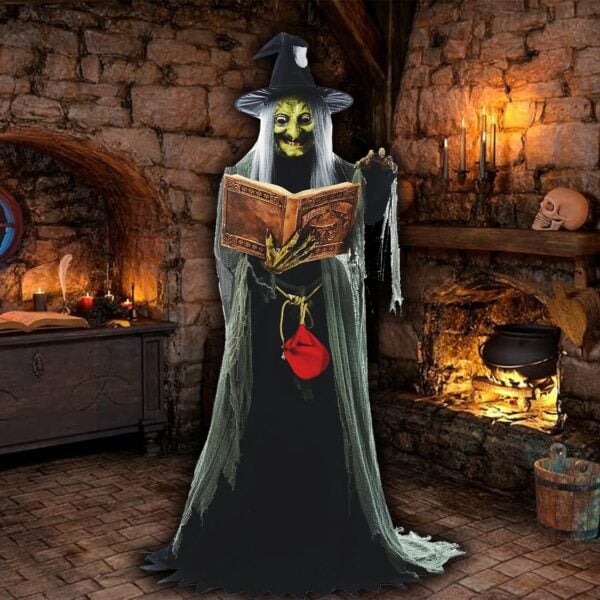 Spell Speaking Witch Animated Prop