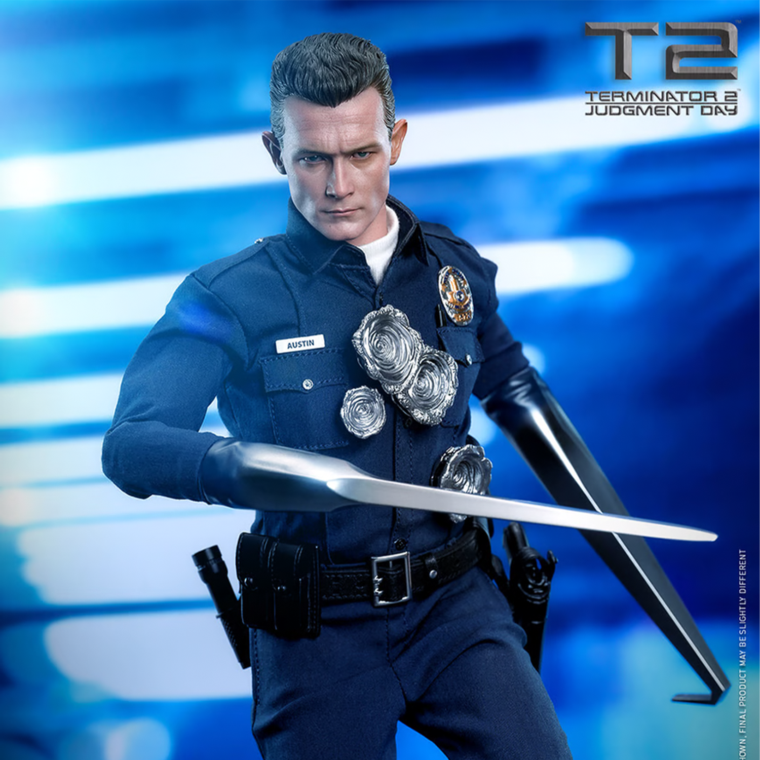 ホットトイズ　T-1000 ver.2.0 Hot Toys Terminator 2: Judgment Day T-1000 1/6 Scale Figure