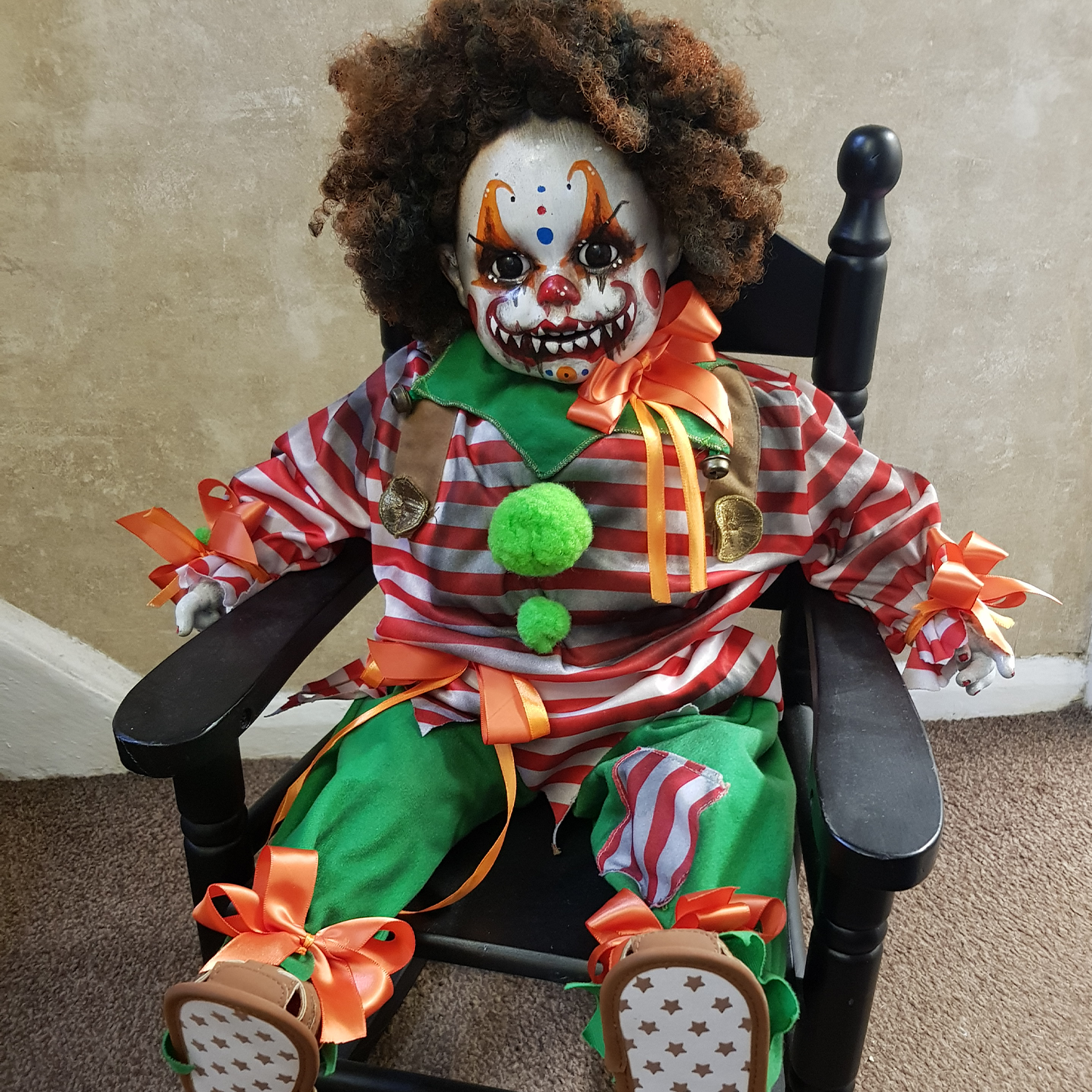 OOAK Scary Horror Doll - Evil Eric the Clown