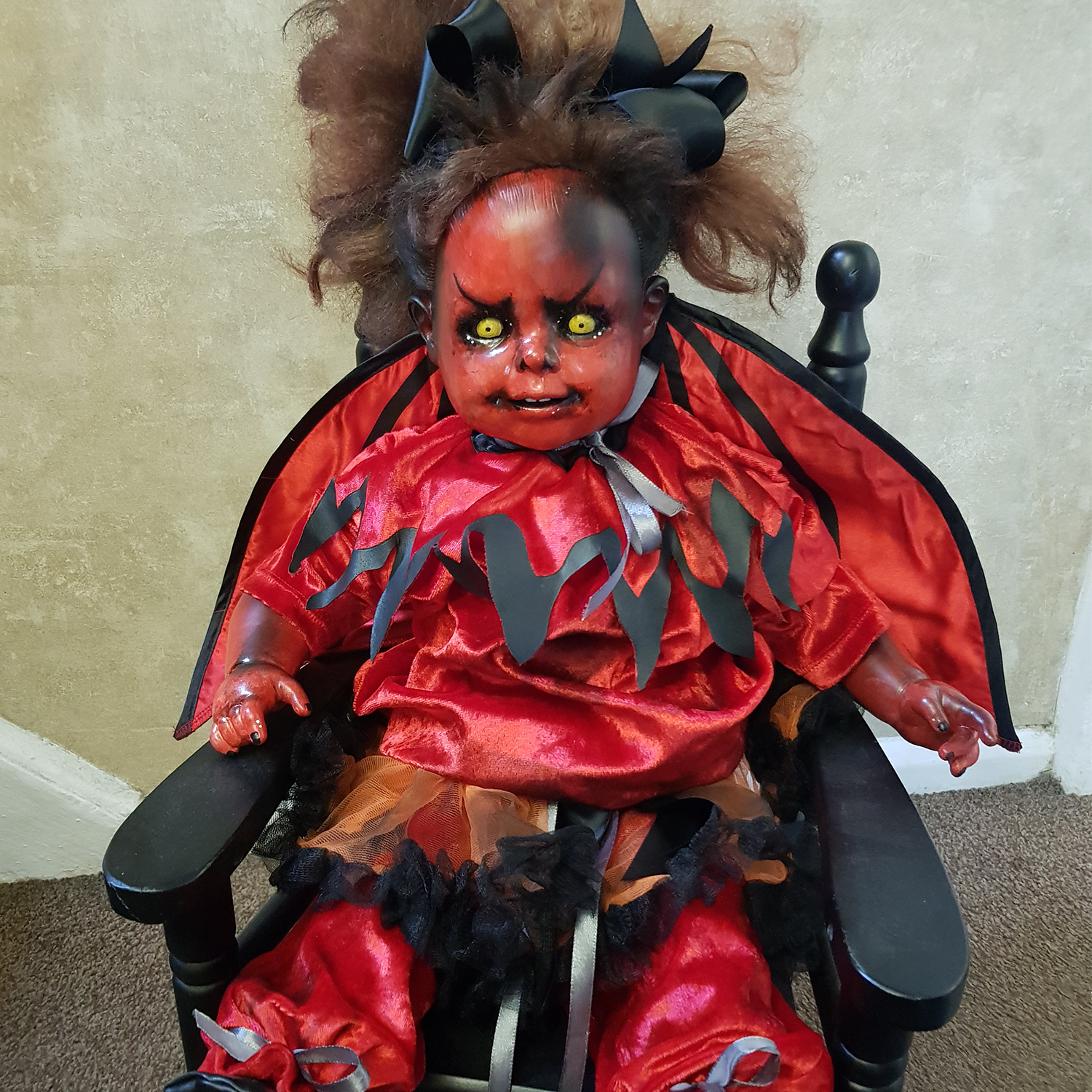 OOAK Scary Horror Doll - Delilah the Devil Doll