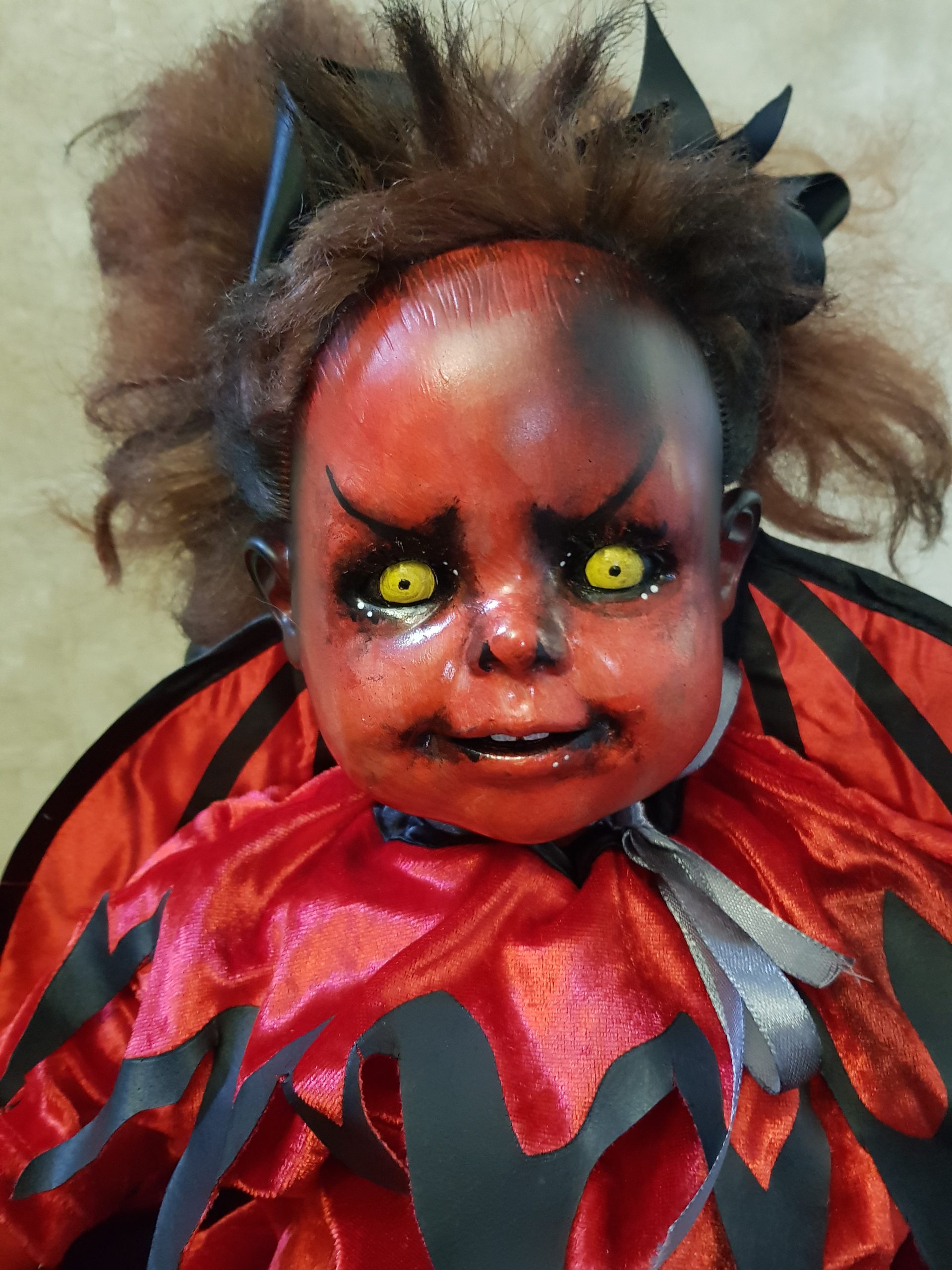 OOAK Scary Horror Doll - Delilah the Devil Doll