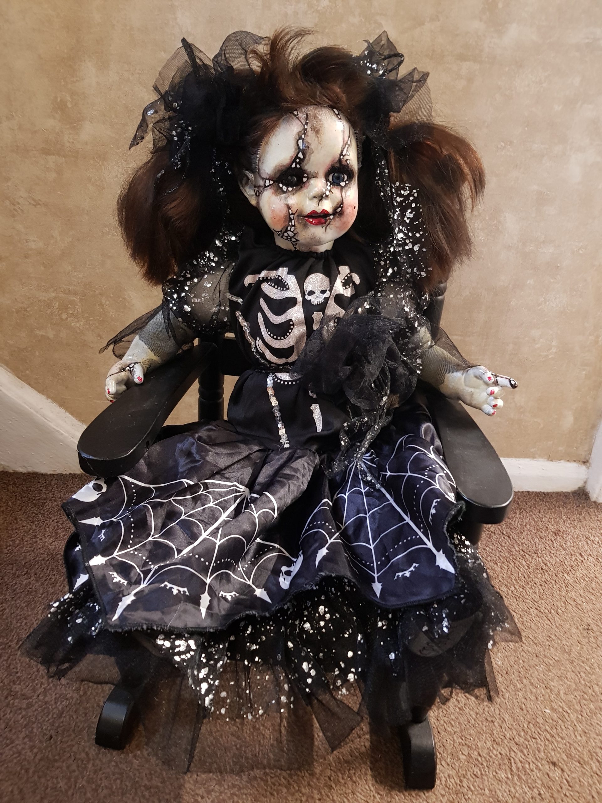 OOAK Scary Horror Doll - Halloween Hattie