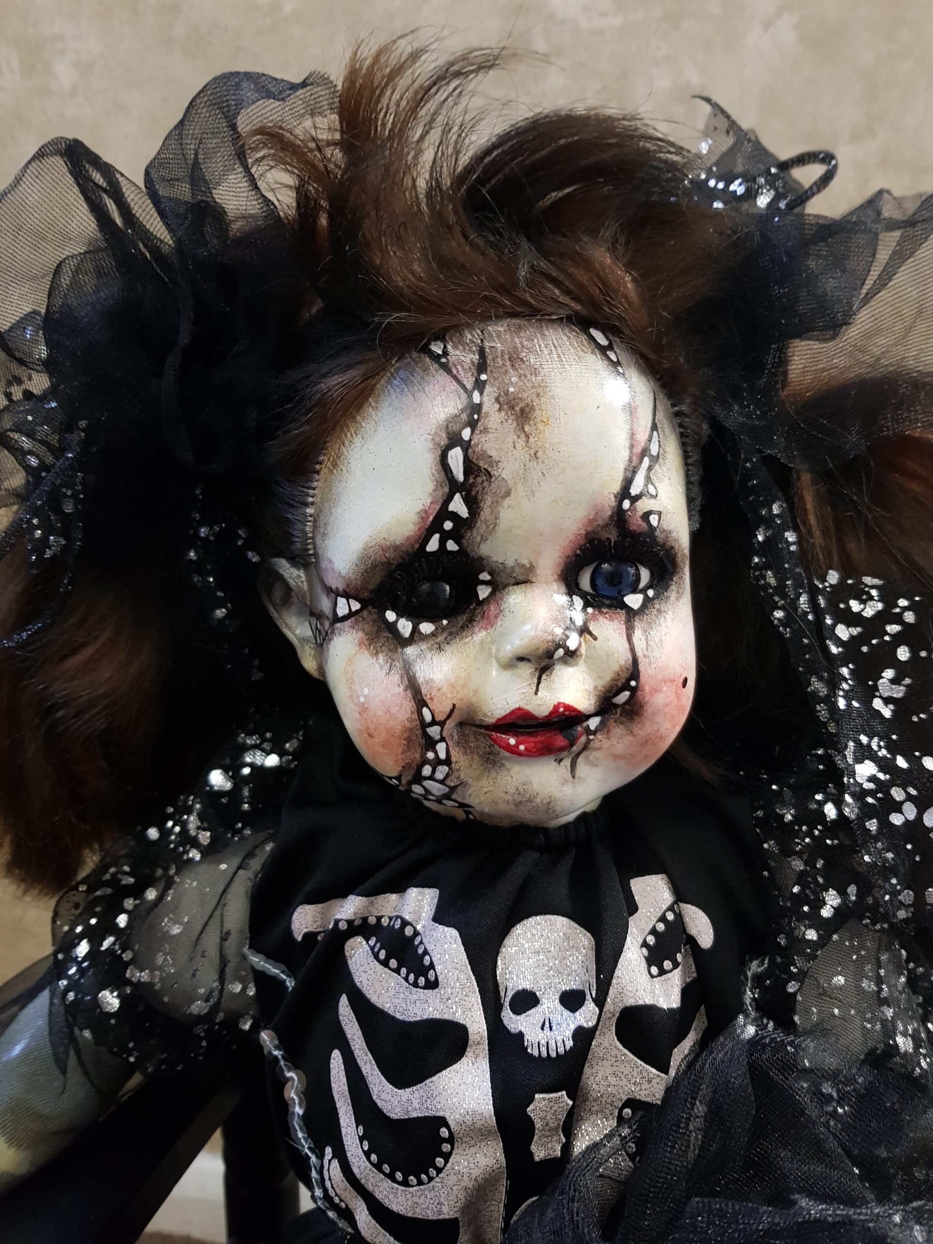 OOAK Scary Horror Doll - Halloween Hattie