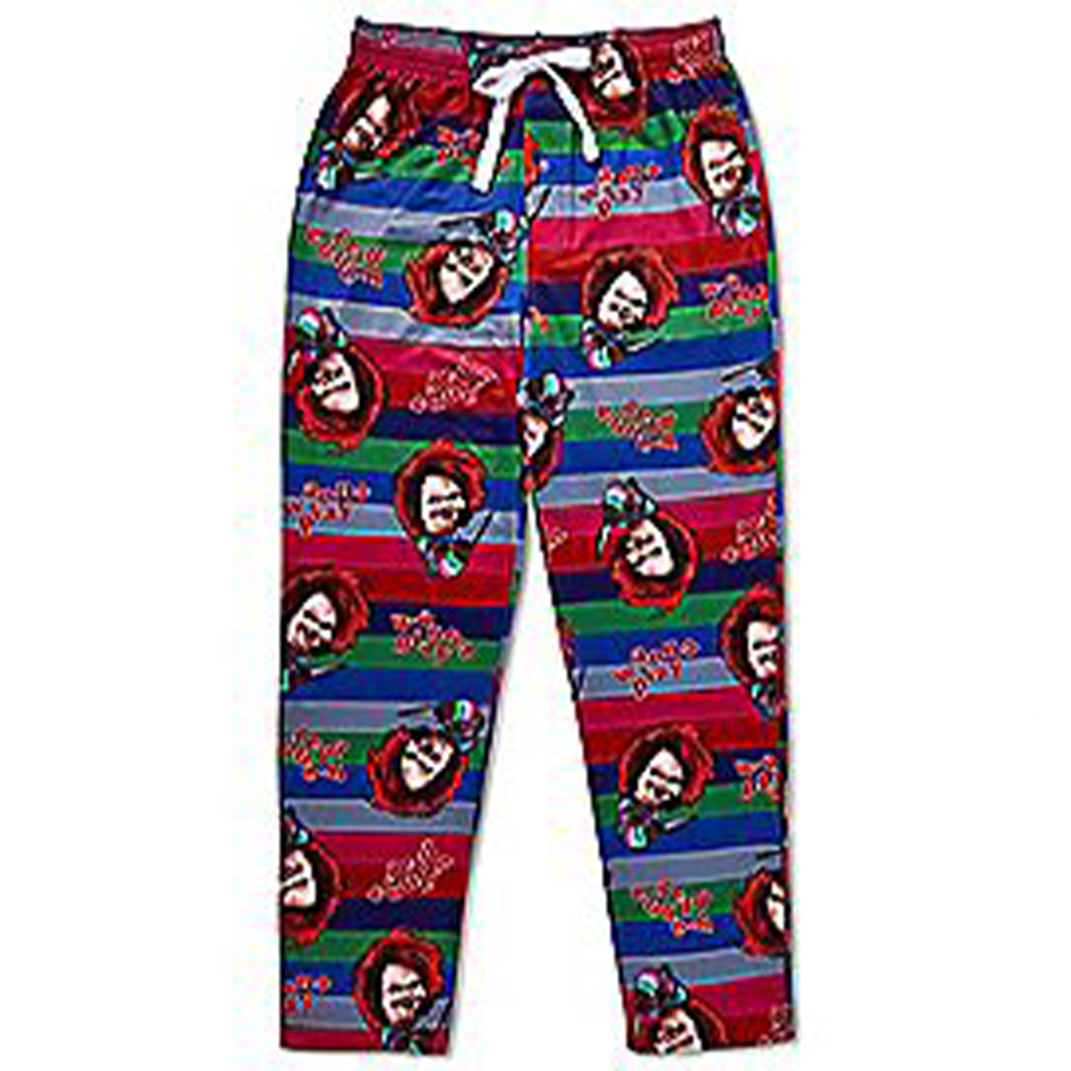 Chucky - Striped Wanna Play Lounge Pants (Spirit Halloween)