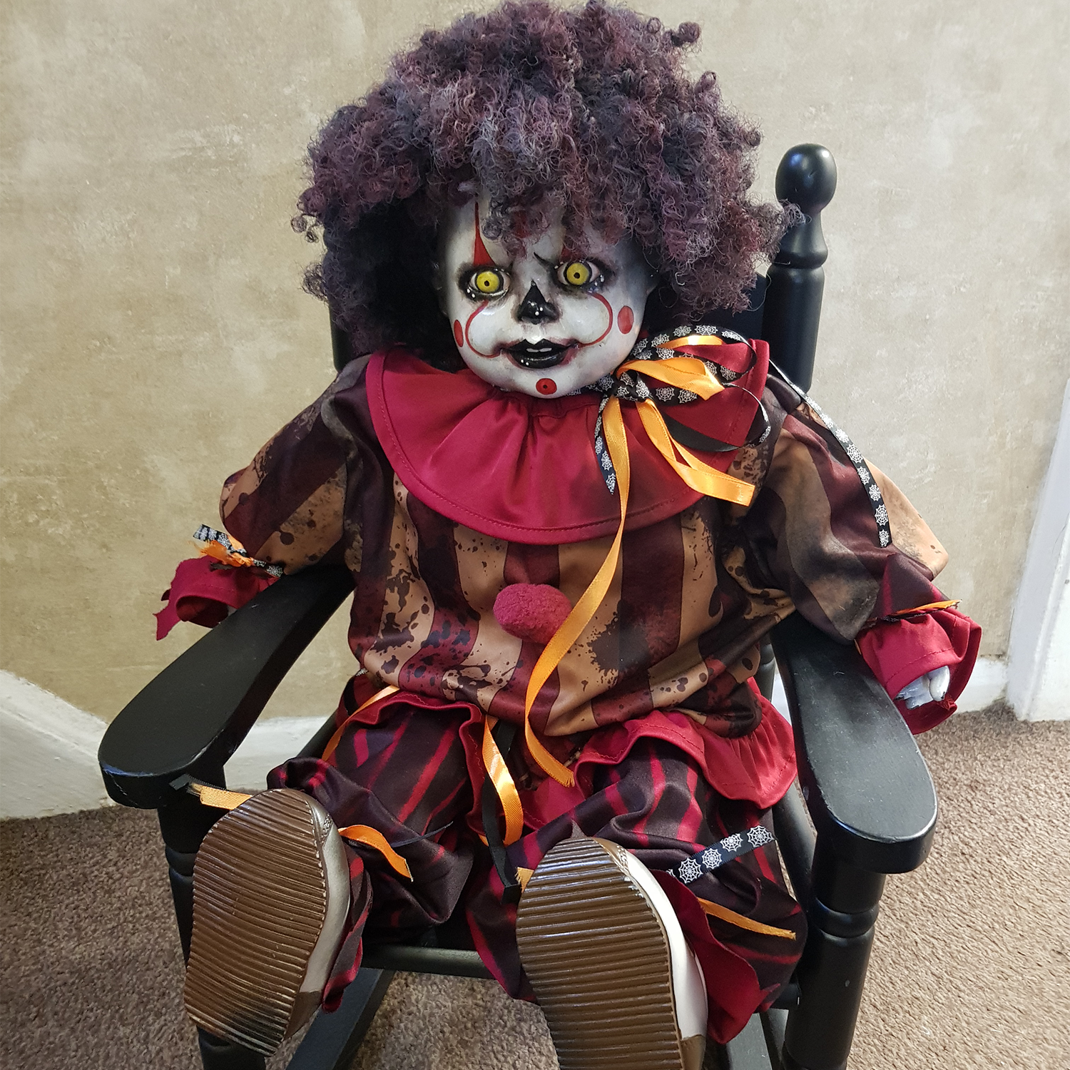 OOAK Scary Horror Doll - Sam The Spooky Clown