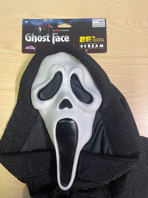 GhostFace 25th Anniversary Scream Movie Mask (imperfect)