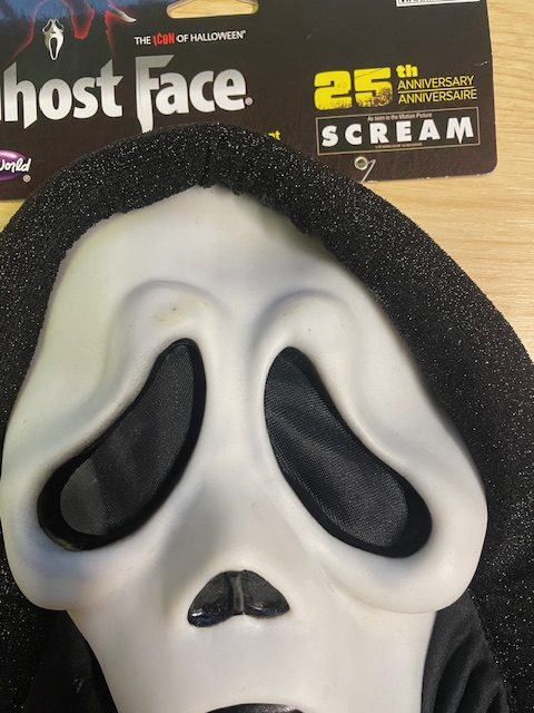 GhostFace 25th Anniversary Scream Movie Mask (imperfect)