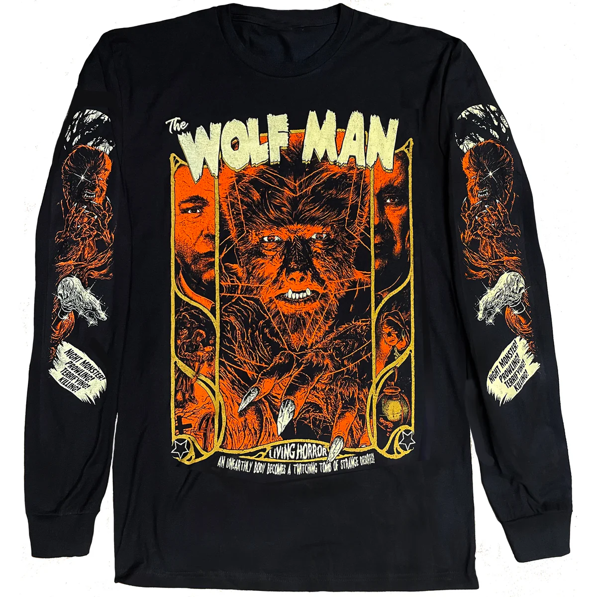 Pallbearer Press - Wolf Man Pyro Long Sleeve Shirt