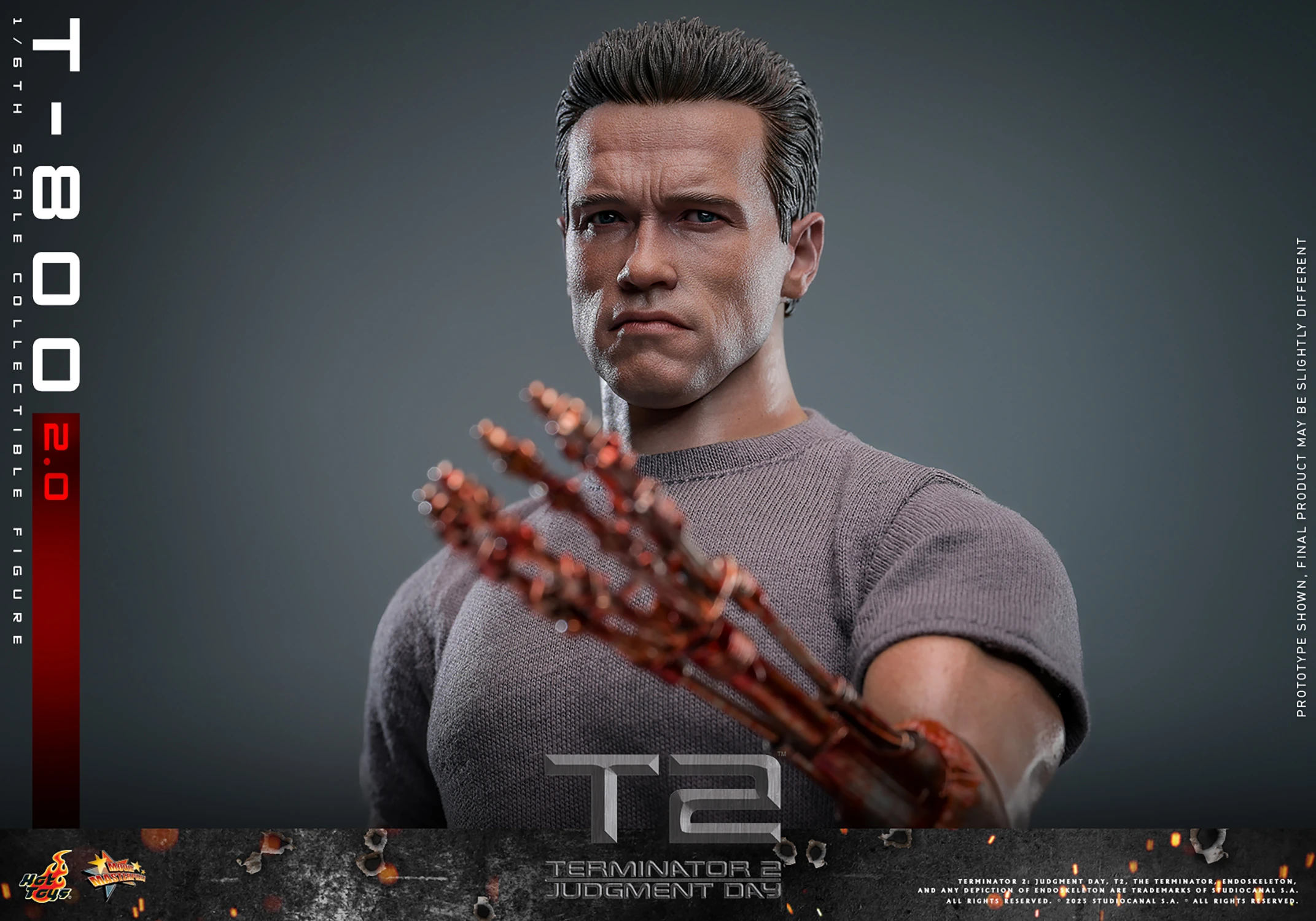 Hot Toys Terminator 2: Judgment Day - T-800 (2.0) 1/6 Scale Figure
