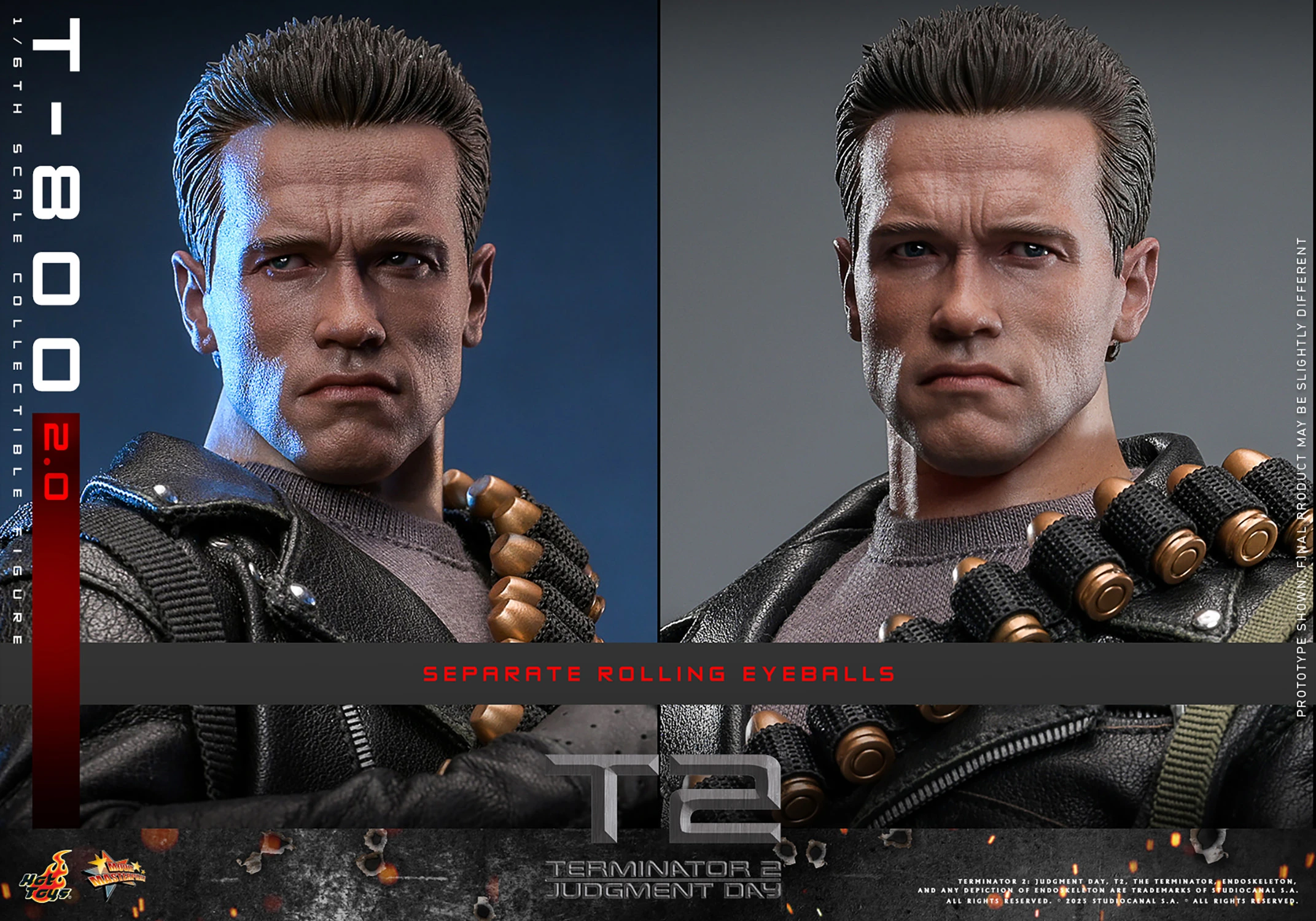 Hot Toys Terminator 2: Judgment Day - T-800 (2.0) 1/6 Scale Figure