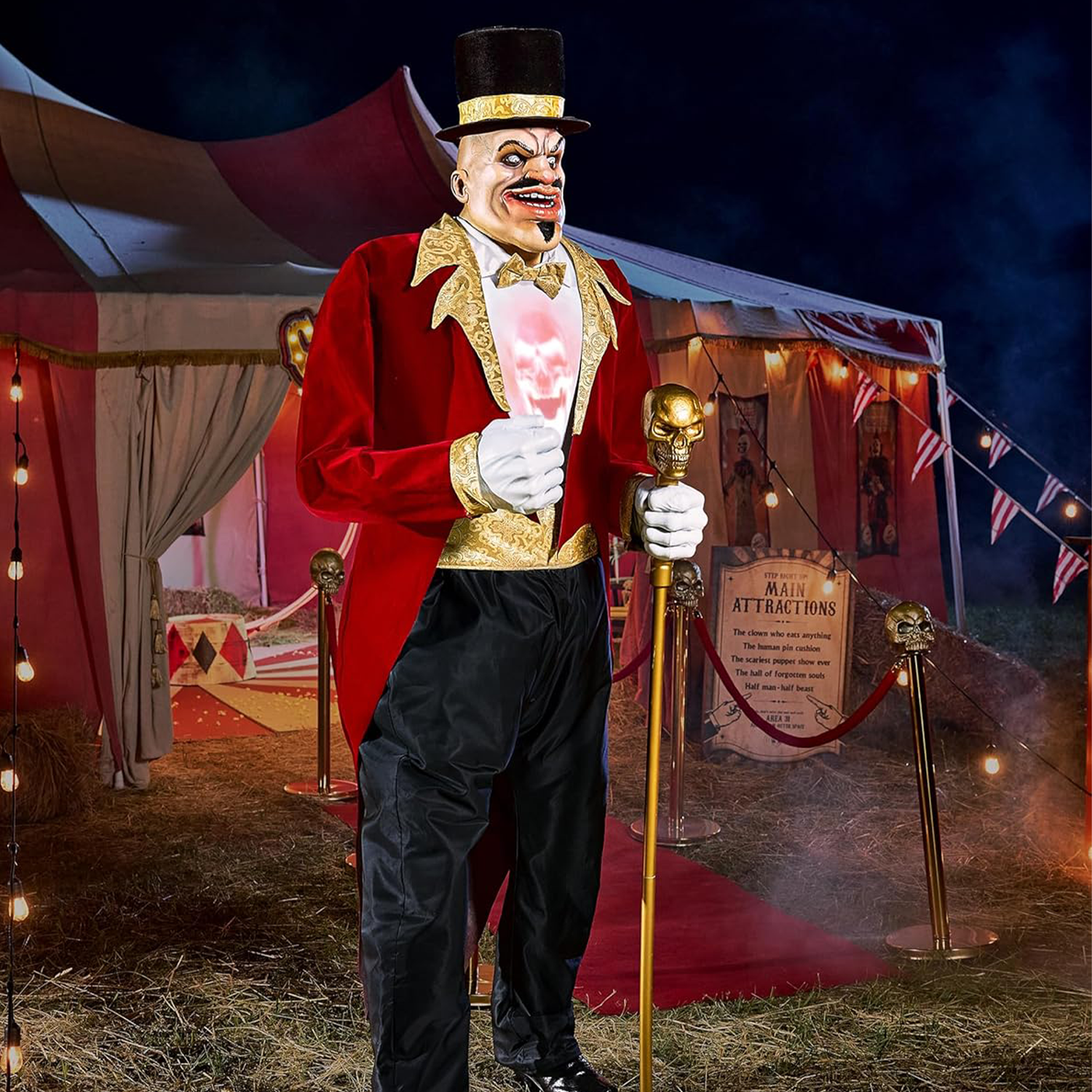 7ft Animated Ringmaster Prop (Spirit Halloween)