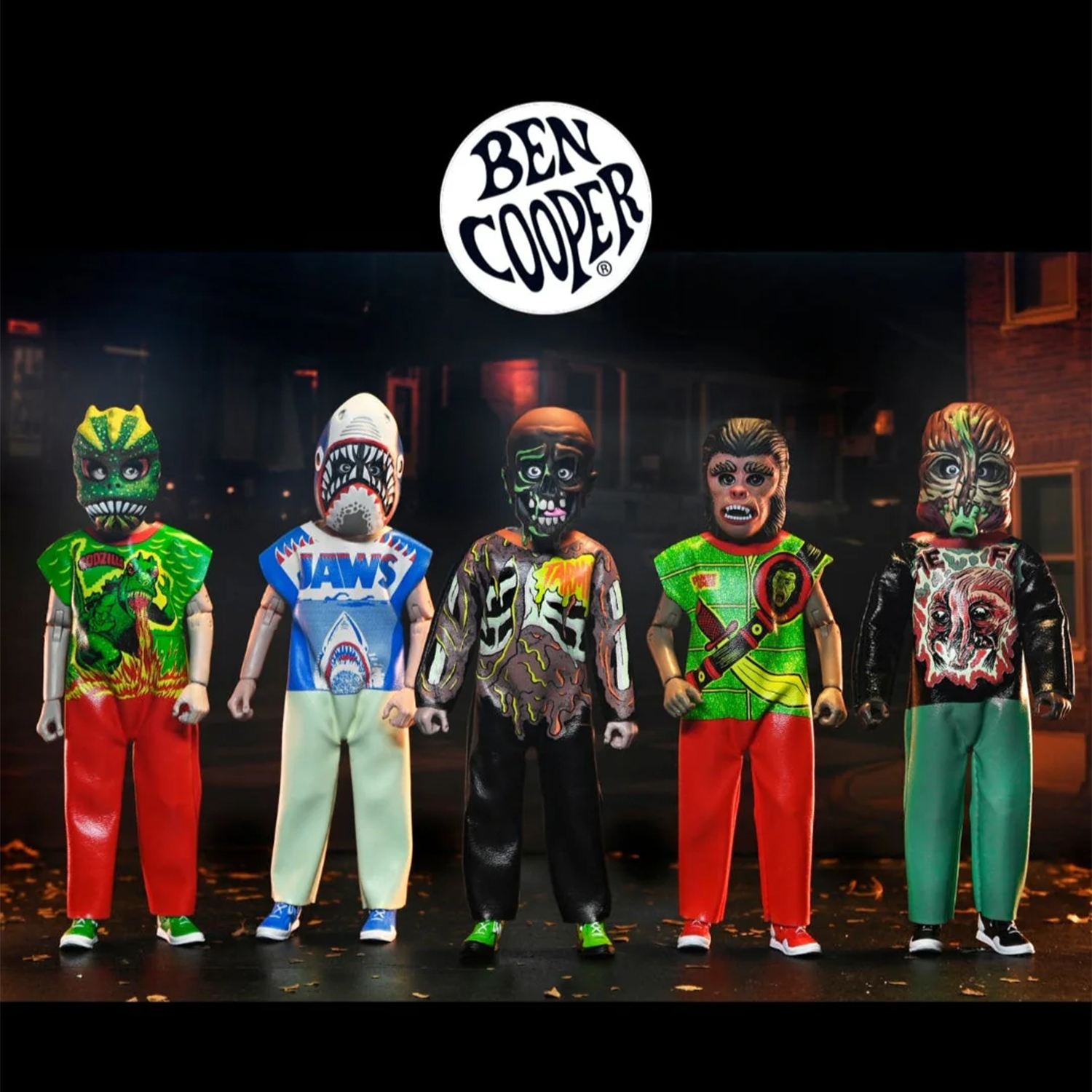 NECA Ben Cooper Costume Collection (Series 7) 6″ Clothed Figures Set