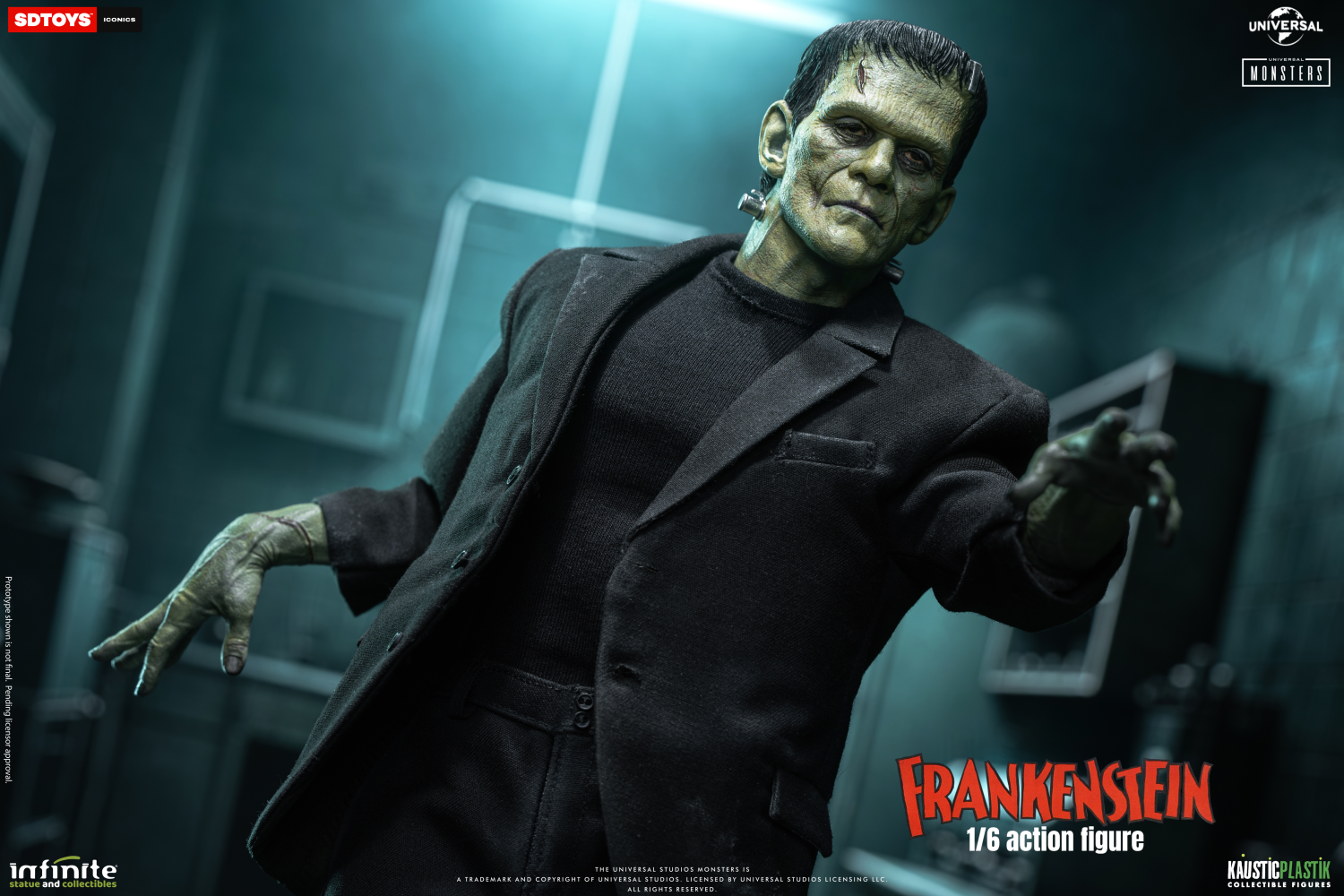 INFINITE STATUES - Frankenstein's Monster 1/6 Scale Action Figure - Standard Edition