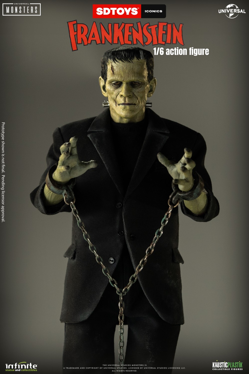 INFINITE STATUES - Frankenstein's Monster 1/6 Scale Action Figure - Standard Edition