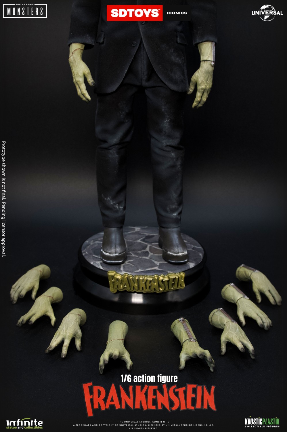 INFINITE STATUES - Frankenstein's Monster 1/6 Scale Action Figure - Standard Edition