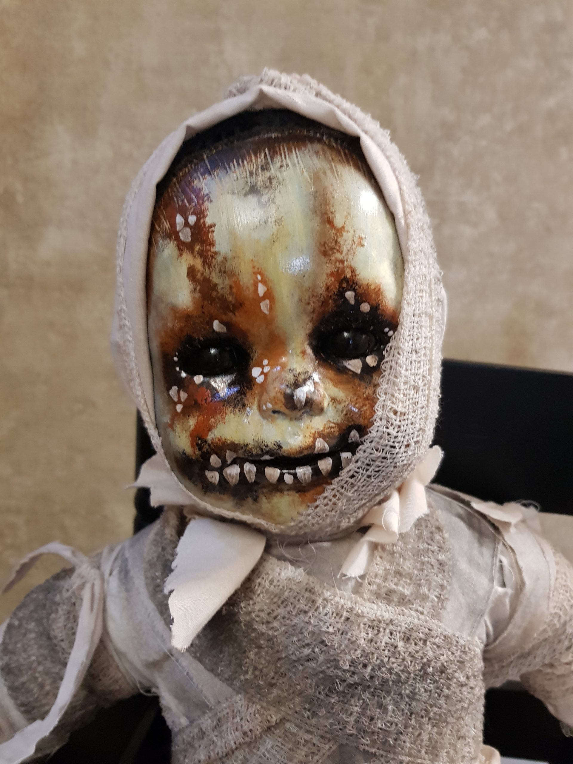 OOAK Scary Horror Doll - Mummy's Boy