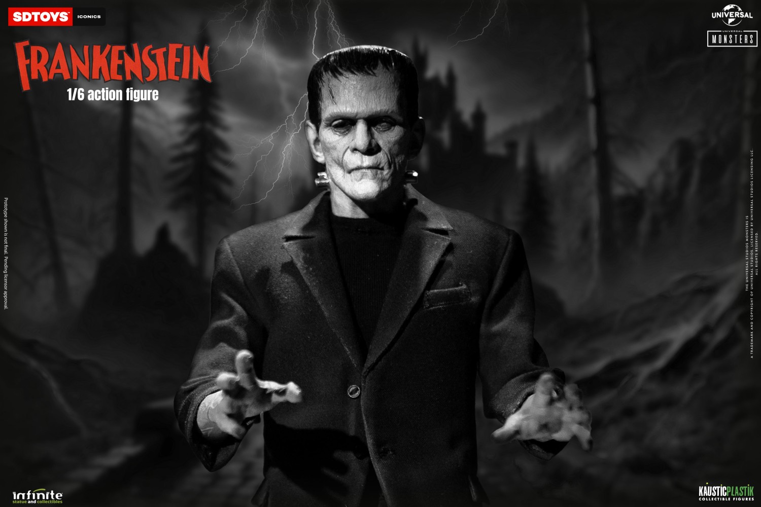 INFINITE STATUES - Frankenstein's Monster 1/6 Scale Action Figure - Standard Edition