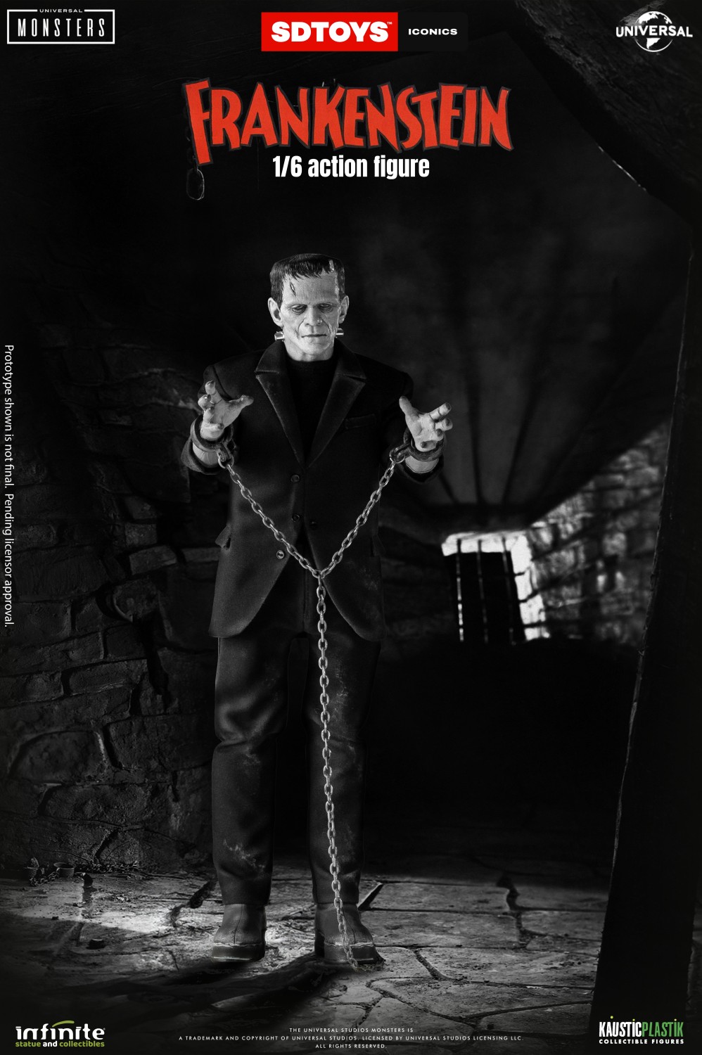 INFINITE STATUES - Frankenstein's Monster 1/6 Scale Action Figure - Standard Edition