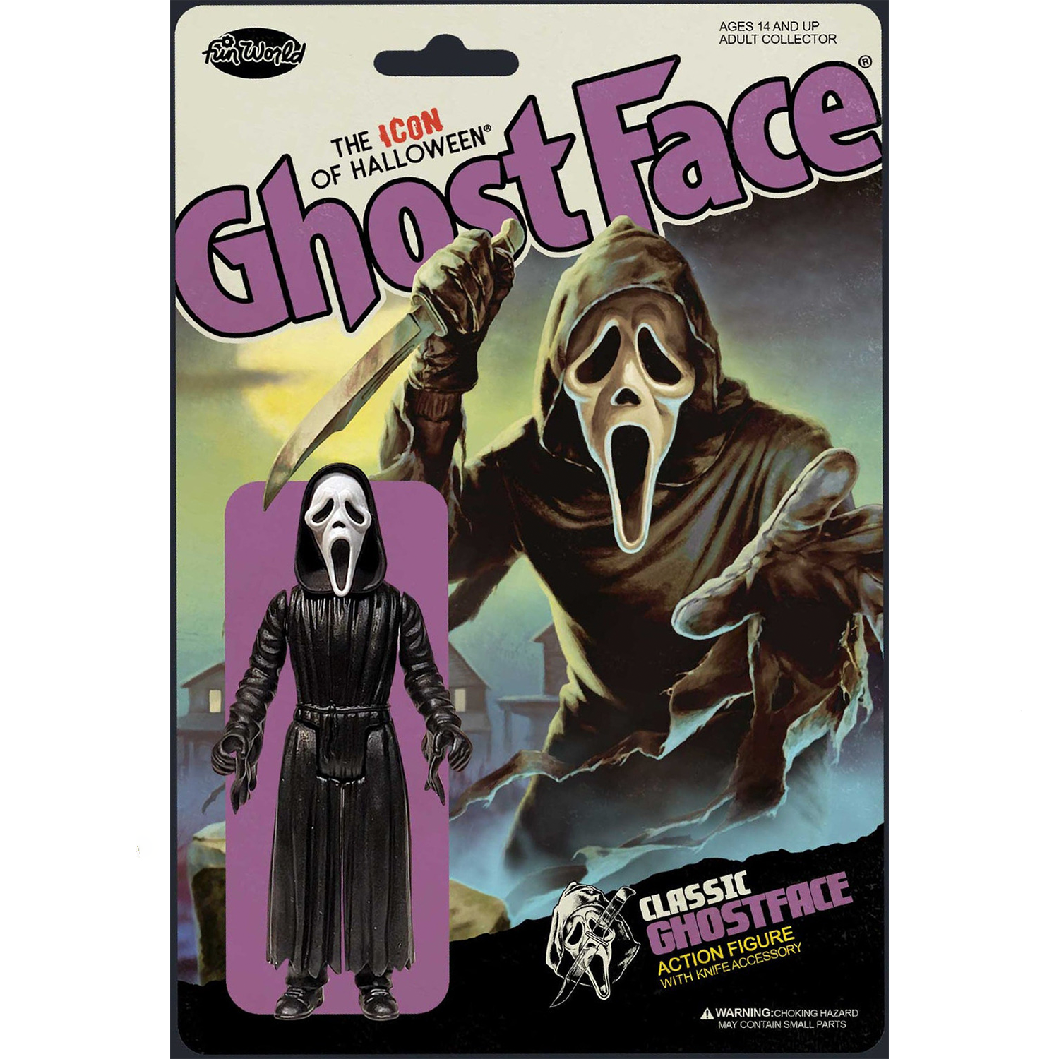Fright Rags - Scream GhostFace Classic Action Figure | UK Stock